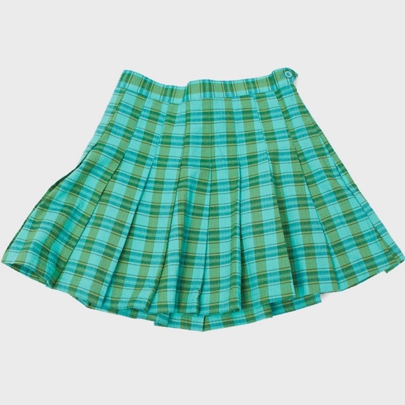 NWT UO Y2K 90s Katie Plaid Pleated Mini Skirt - Picture 4 of 4